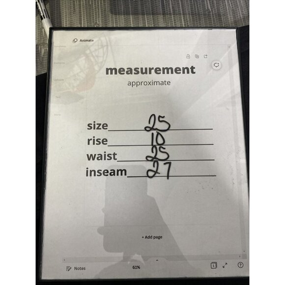 Free People x Sandrine Rose Women's Relaxed Straight Fit Denim Size 25 NEW - Picture 9 of 10